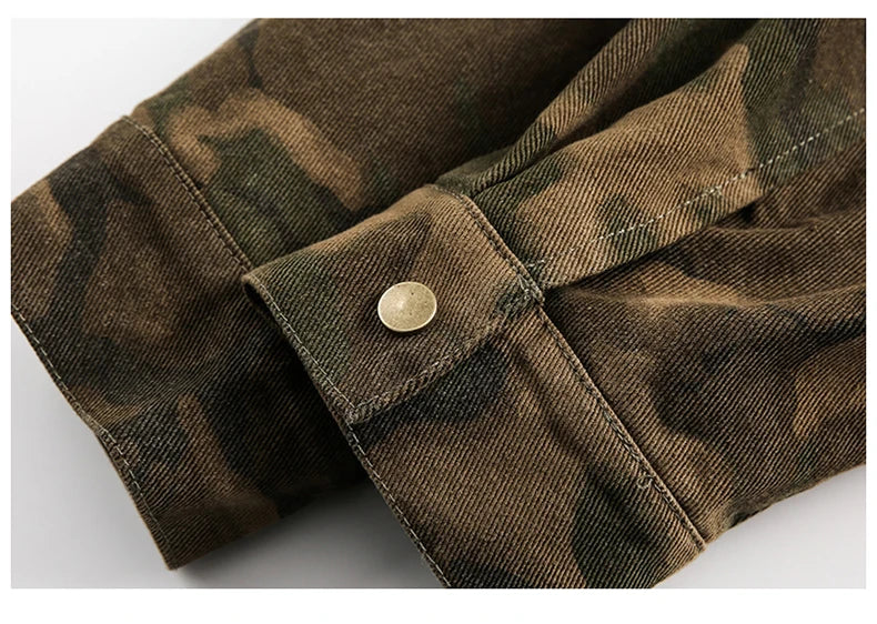 ANSWER ME Vintage Look Camo Workwear Jacket-streetwear-techwear