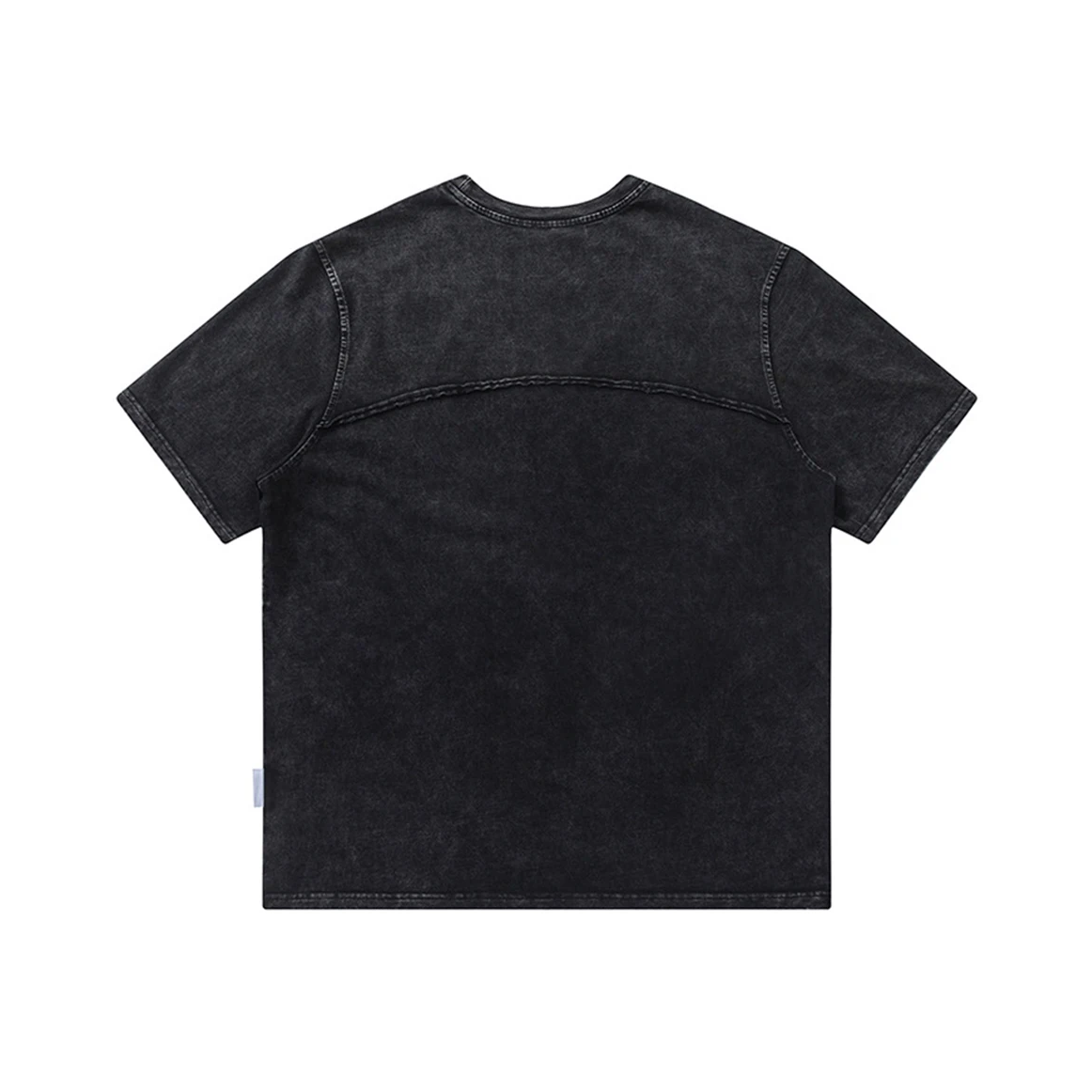 Acid Wash Seam Detail T-Shirt-streetwear-techwear