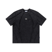 Acid Wash Seam Detail T-Shirt-streetwear-techwear