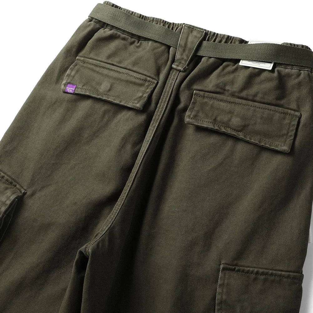 BREAD & DENIM Washed Twill Military Pants-streetwear-techwear