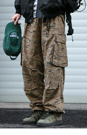 Baggy Camo Cargo Pants-streetwear-techwear