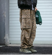 Baggy Camo Cargo Pants-streetwear-techwear