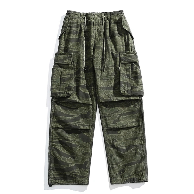 Baggy Camo Cargo Pants-streetwear-techwear