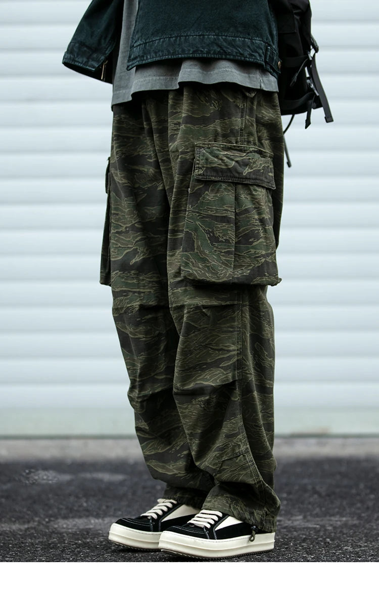 Baggy Camo Cargo Pants-streetwear-techwear