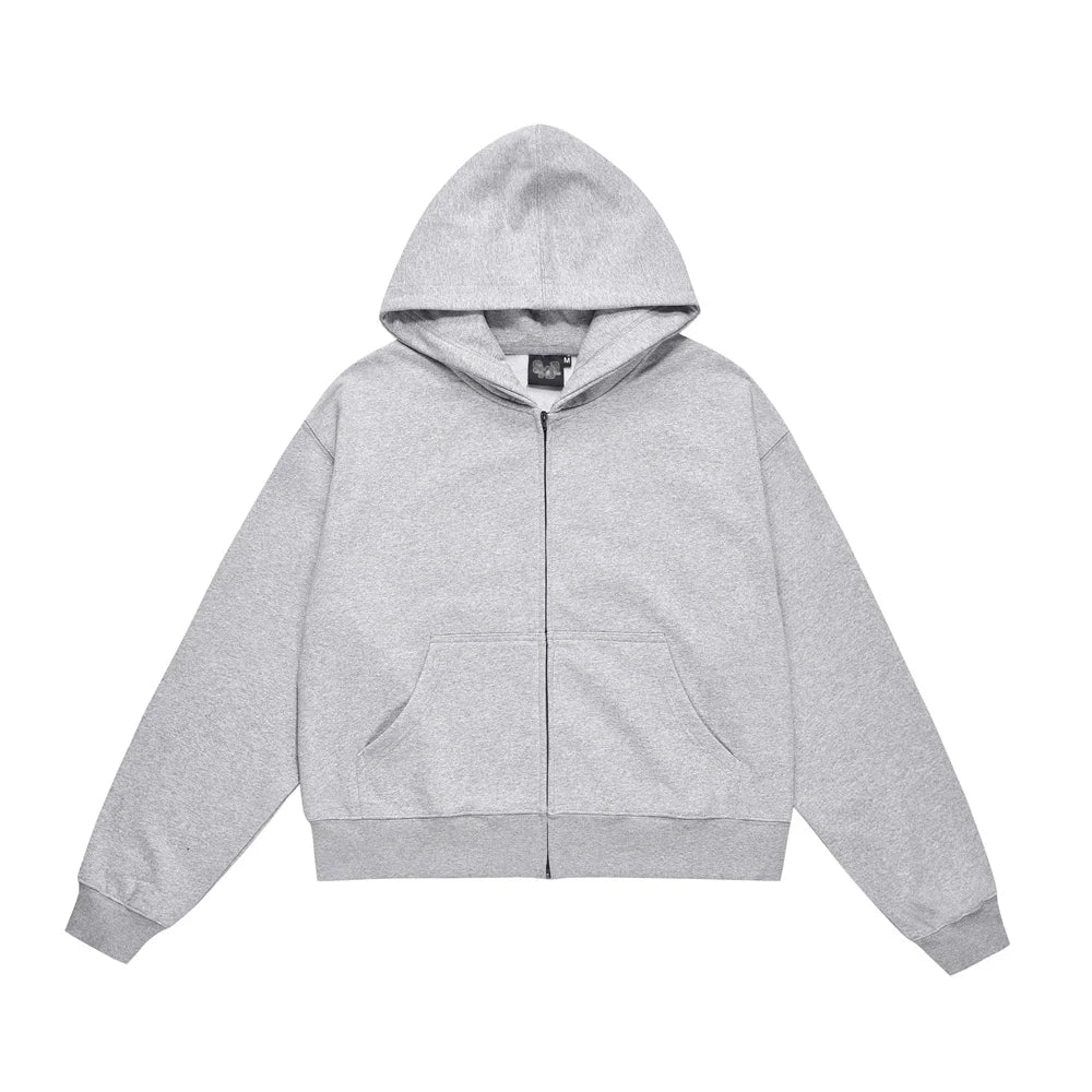 Boxy Zip-up Hoodie-streetwear-techwear