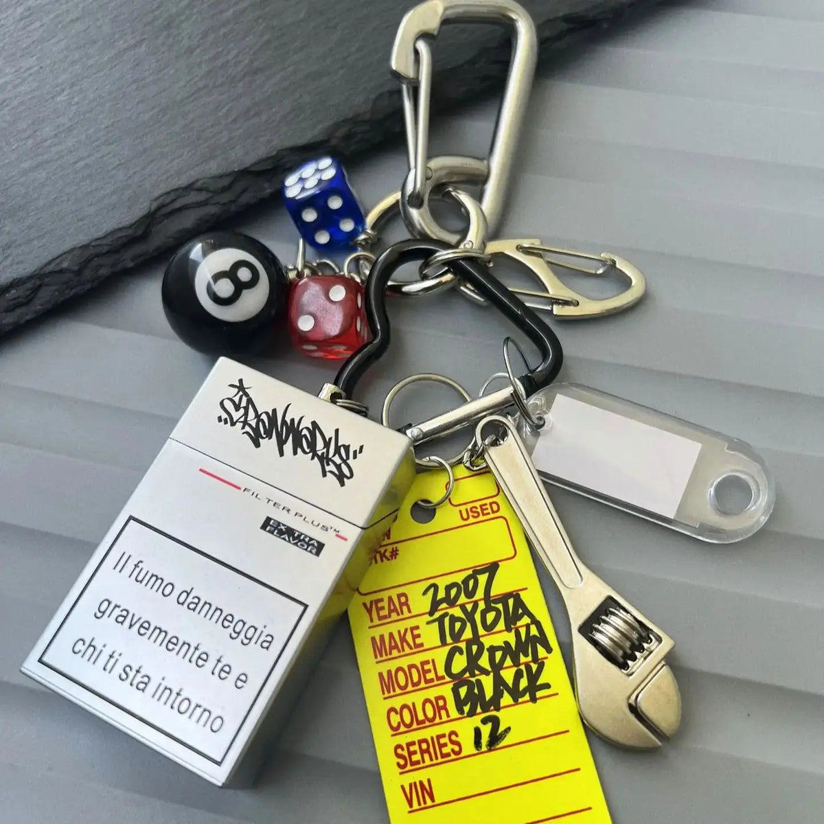Carabiner Keychain Set-streetwear-techwear
