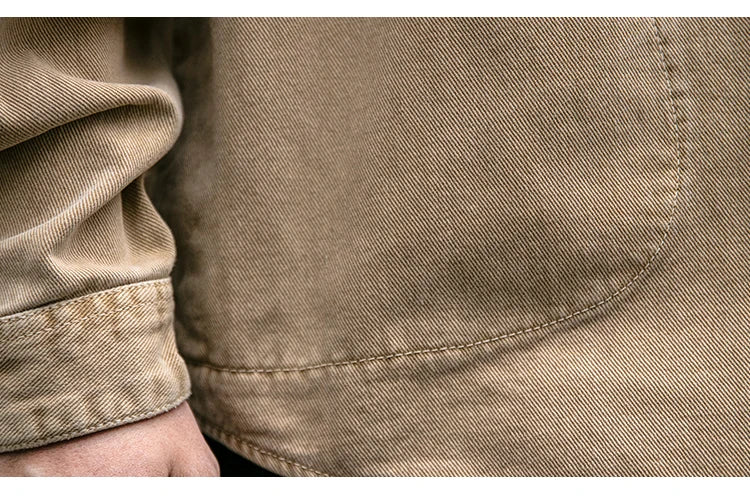 Garment Dyed Cargo Overshirt-streetwear-techwear