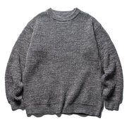 Chenille Crewneck Sweater-streetwear-techwear