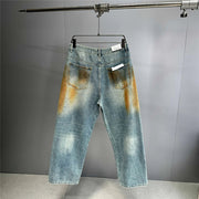 Copper Dust Baggy Denim Jeans-streetwear-techwear