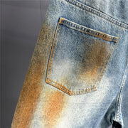 Copper Dust Baggy Denim Jeans-streetwear-techwear