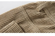 Corduroy Barrel Leg Trousers-streetwear-techwear