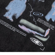 Cyber Escape Acid Wash T-Shirt-streetwear-techwear