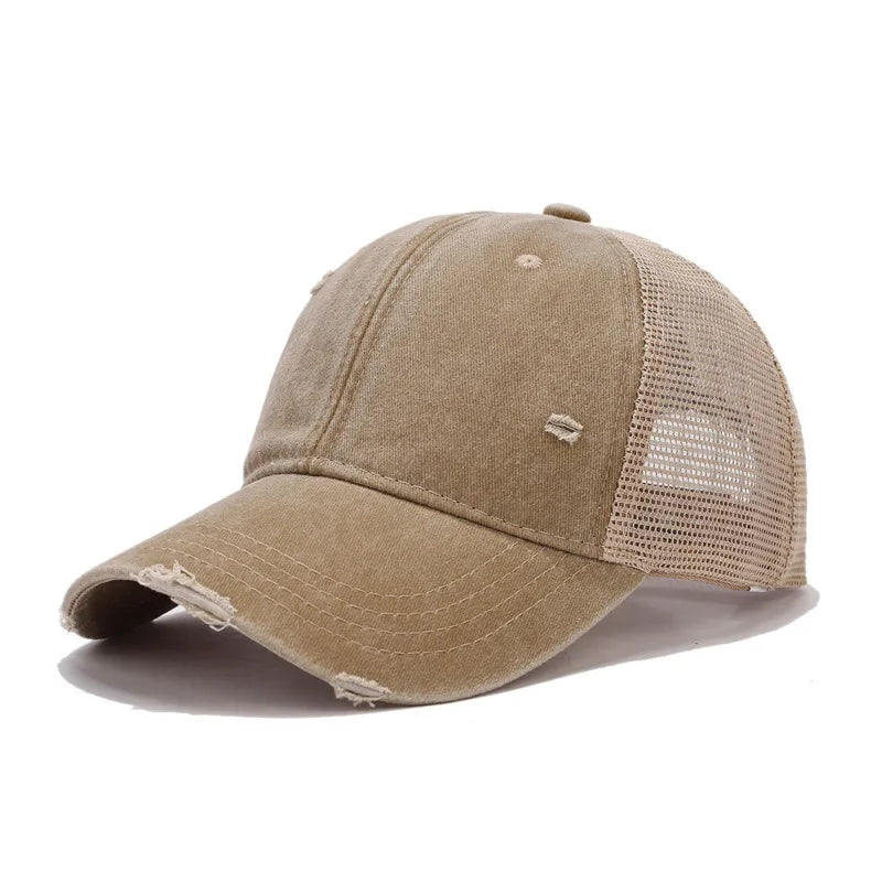 Distressed Wash Trucker Cap