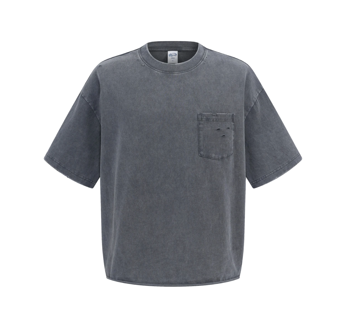 ESSENTIAL Oversized Acid Wash T-Shirt-streetwear-techwear