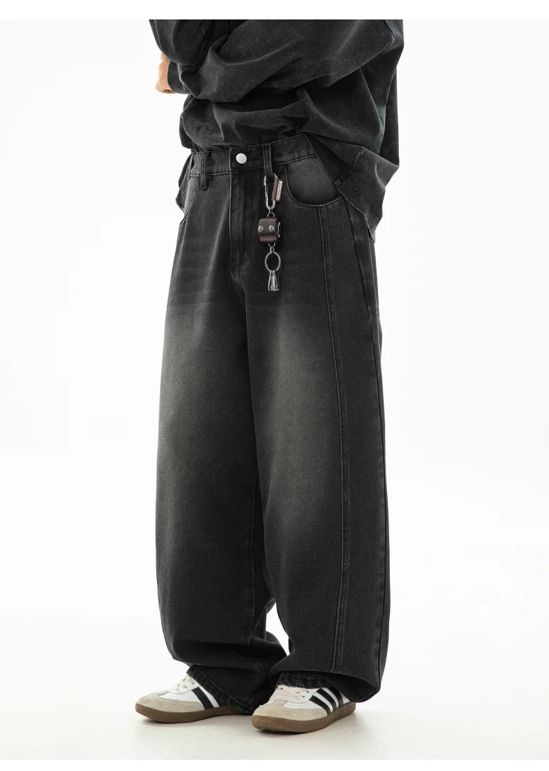 Essential Curved Leg Jeans-streetwear-techwear