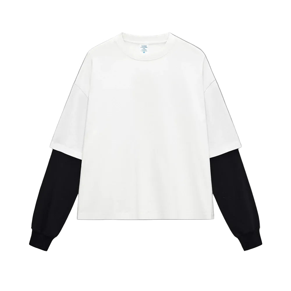 Essential Double Layer Long Sleeve T-Shirt-streetwear-techwear