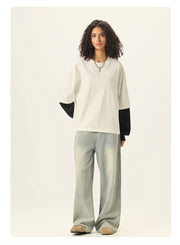 Essential Double Layer Long Sleeve T-Shirt-streetwear-techwear