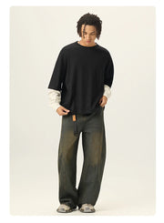 Essential Double Layer Long Sleeve T-Shirt-streetwear-techwear