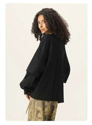 Essential Double Layer Long Sleeve T-Shirt-streetwear-techwear