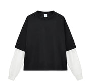 Essential Double Layer Long Sleeve T-Shirt-streetwear-techwear