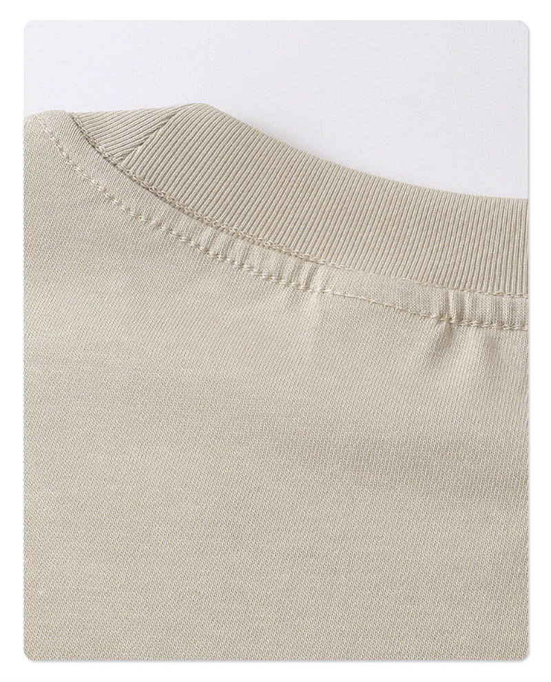 Essential Drop Sleeve Boxy Fit T-Shirt-streetwear-techwear