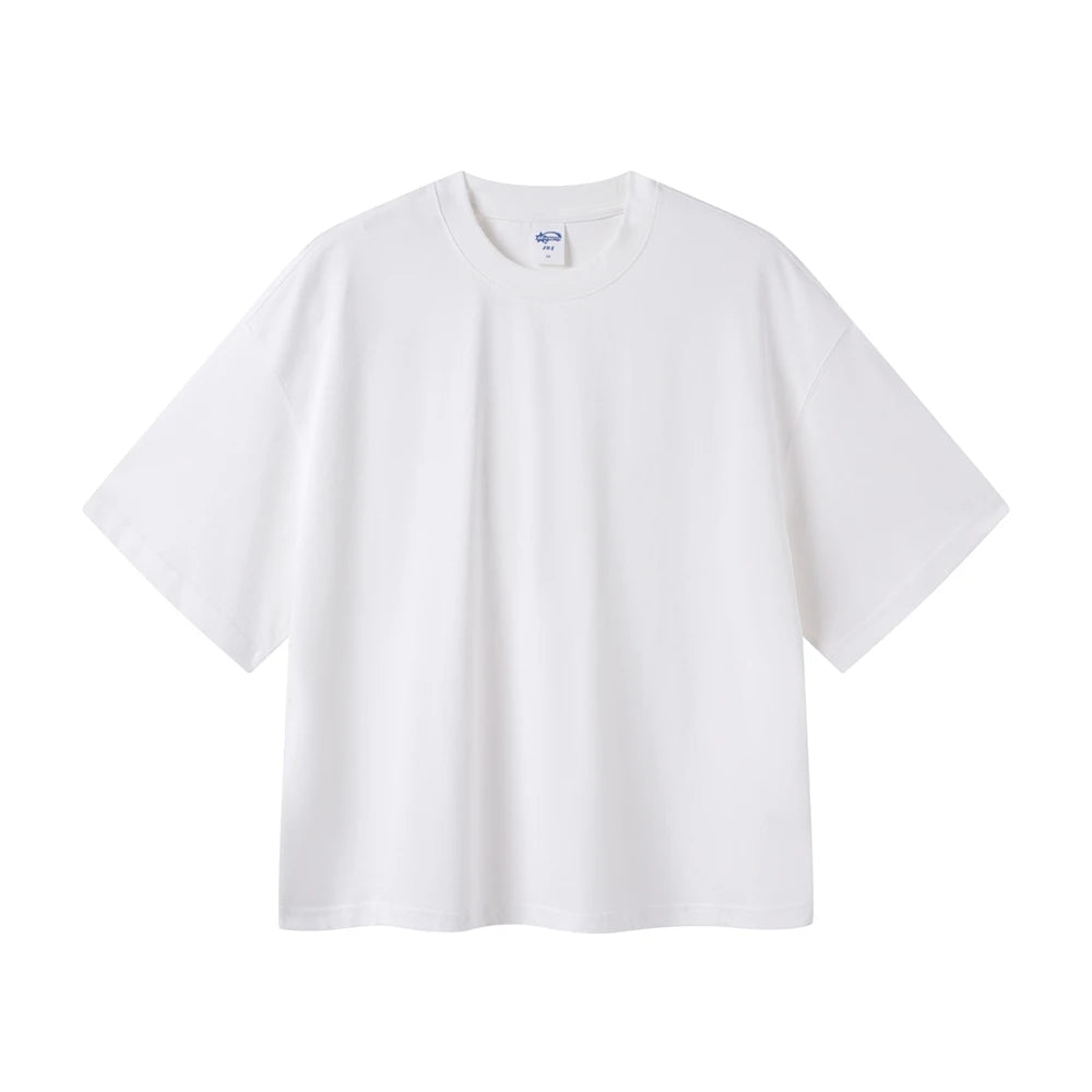 Essential Drop Sleeve Boxy Fit T-Shirt-streetwear-techwear