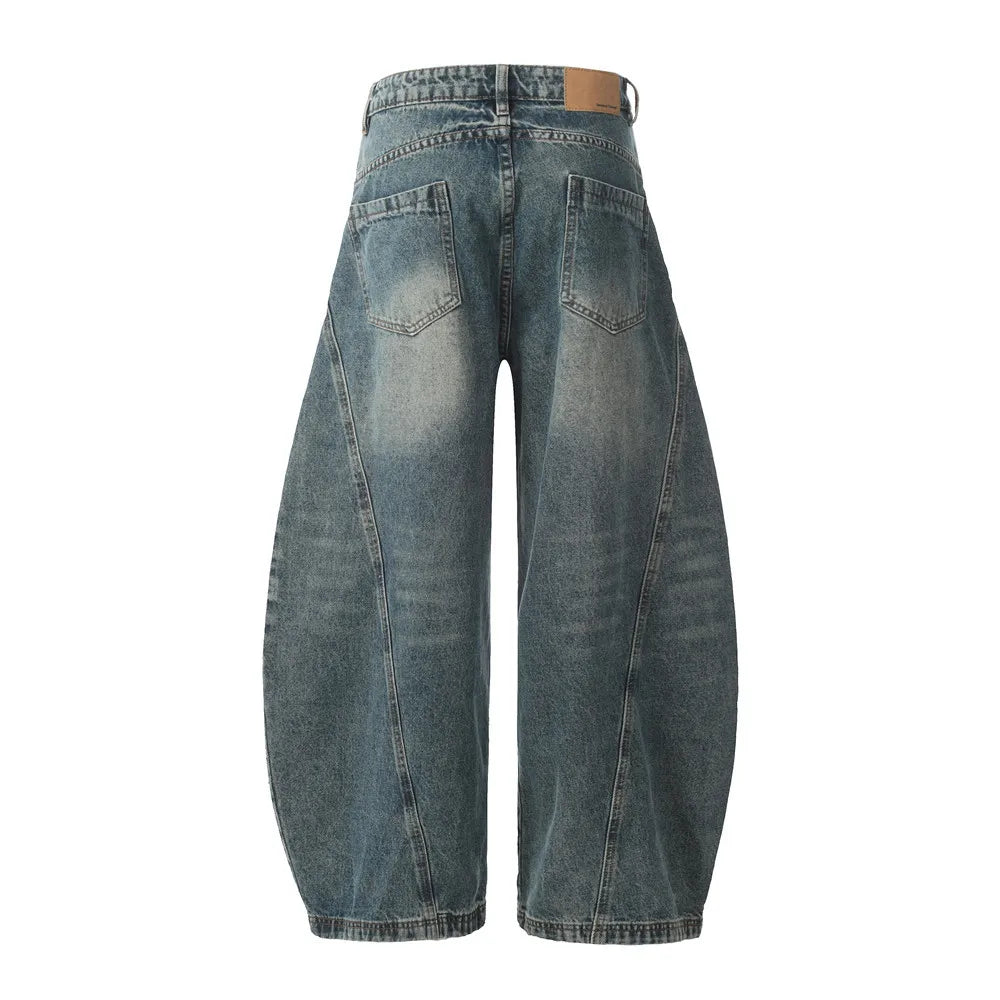 Extreme Barrel Leg Jeans-streetwear-techwear
