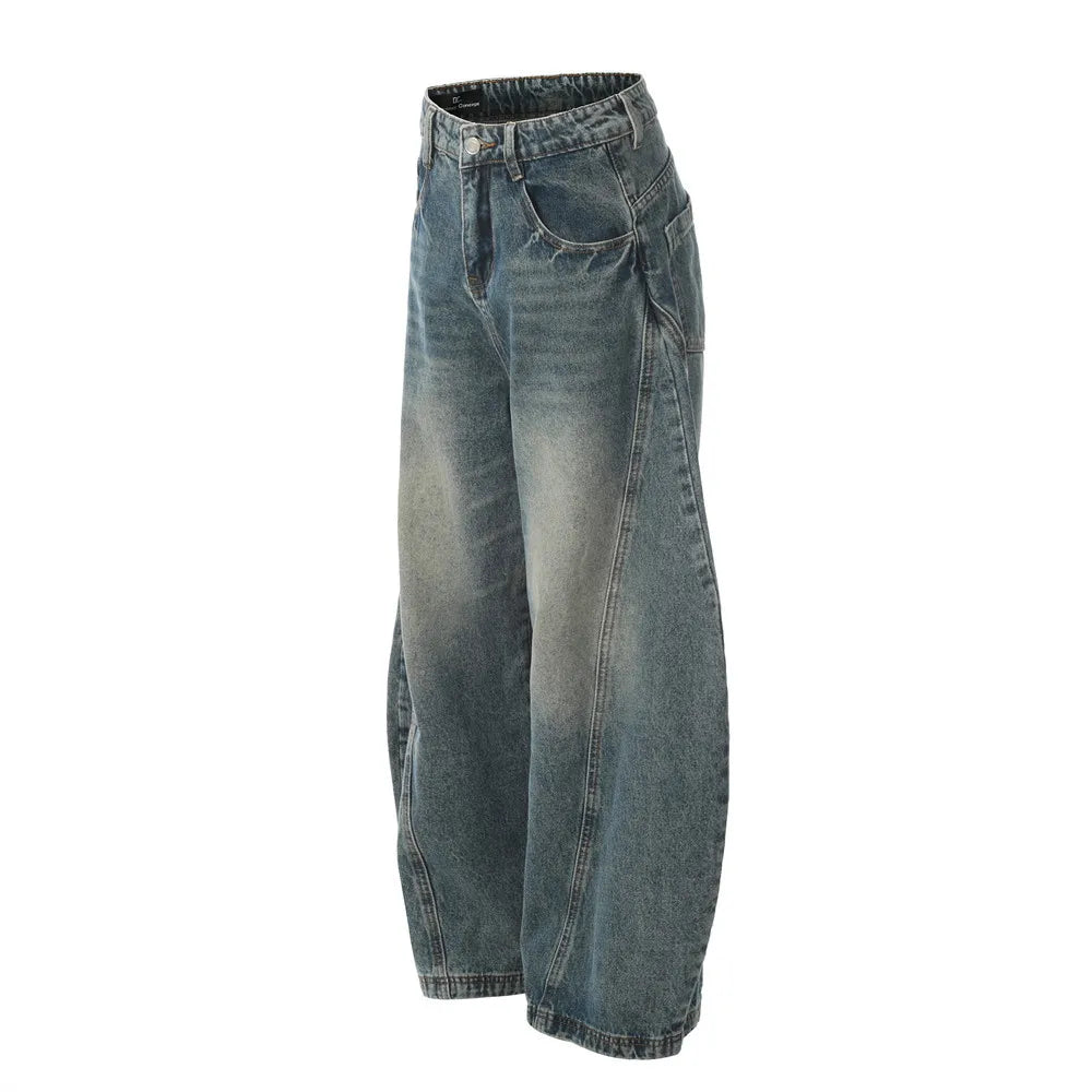 Extreme Barrel Leg Jeans-streetwear-techwear