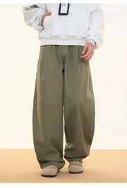 Fleece Lined Wide Leg Pants-streetwear-techwear
