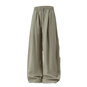 Fleece Lined Wide Leg Pants-streetwear-techwear