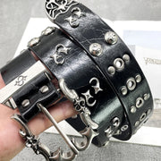 Gothic Hardware Western Belt-streetwear-techwear