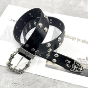 Gothic Hardware Western Belt-streetwear-techwear