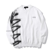 Graffiti Grunge Sweater-streetwear-techwear