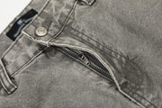 Grey Washed Baggy Carpenter Jeans-streetwear-techwear
