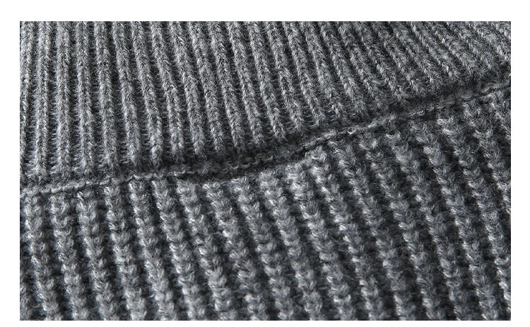 Heavy Ribbed Knit Jacket-streetwear-techwear