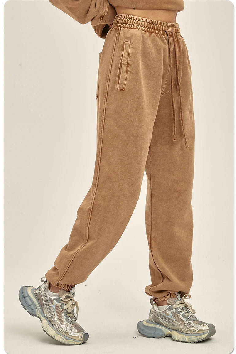 Heavyweight Acid Washed Sweatpants-streetwear-techwear