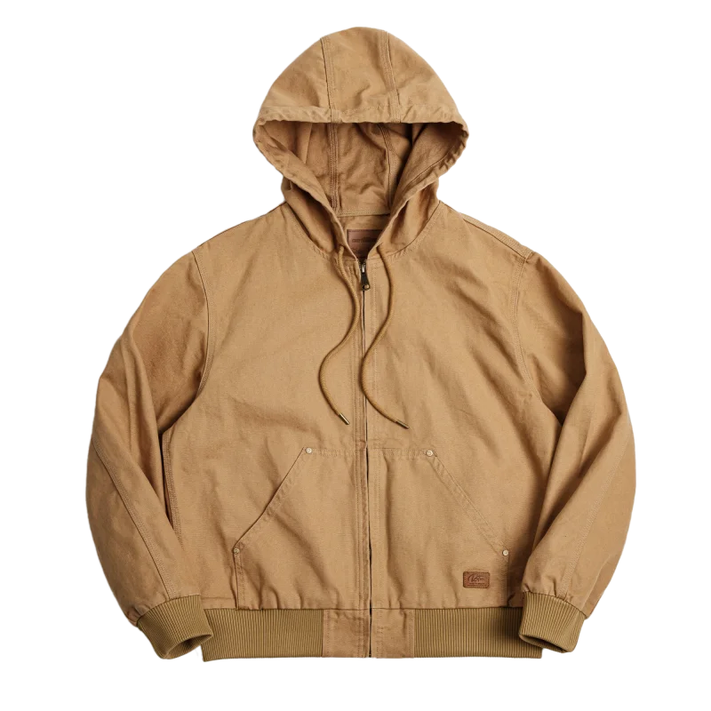 Hooded Workwear Canvas Jacket-streetwear-techwear