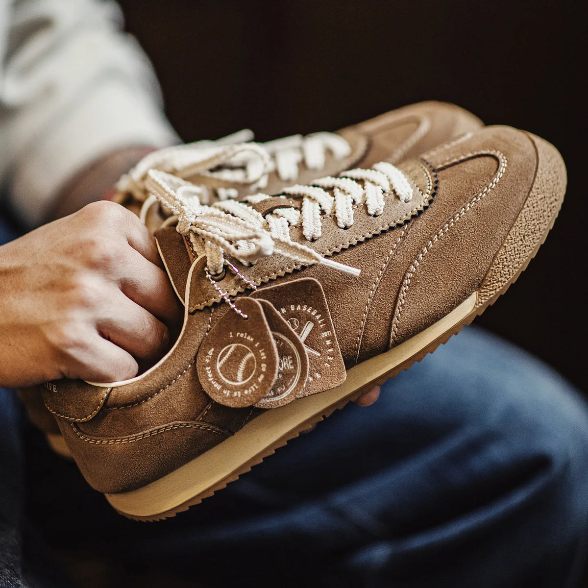 MADEN Diamond Heritage Suede Sneakers-streetwear-techwear