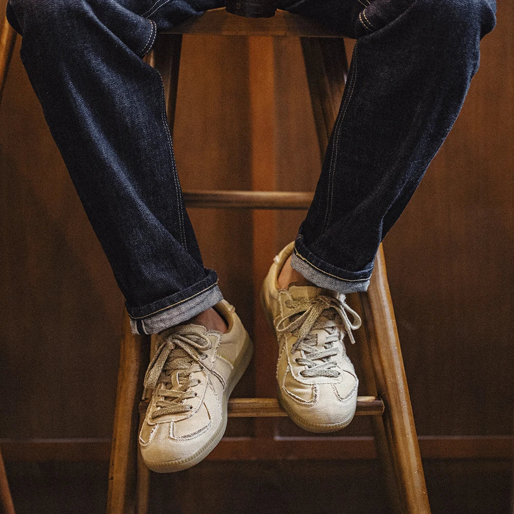 MADEN Raw Vintage Military Sneakers-streetwear-techwear
