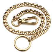 Metal Wallet Belt Chain - Silver-streetwear-techwear