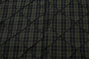 Mock Layer Textured Check Shirt-streetwear-techwear