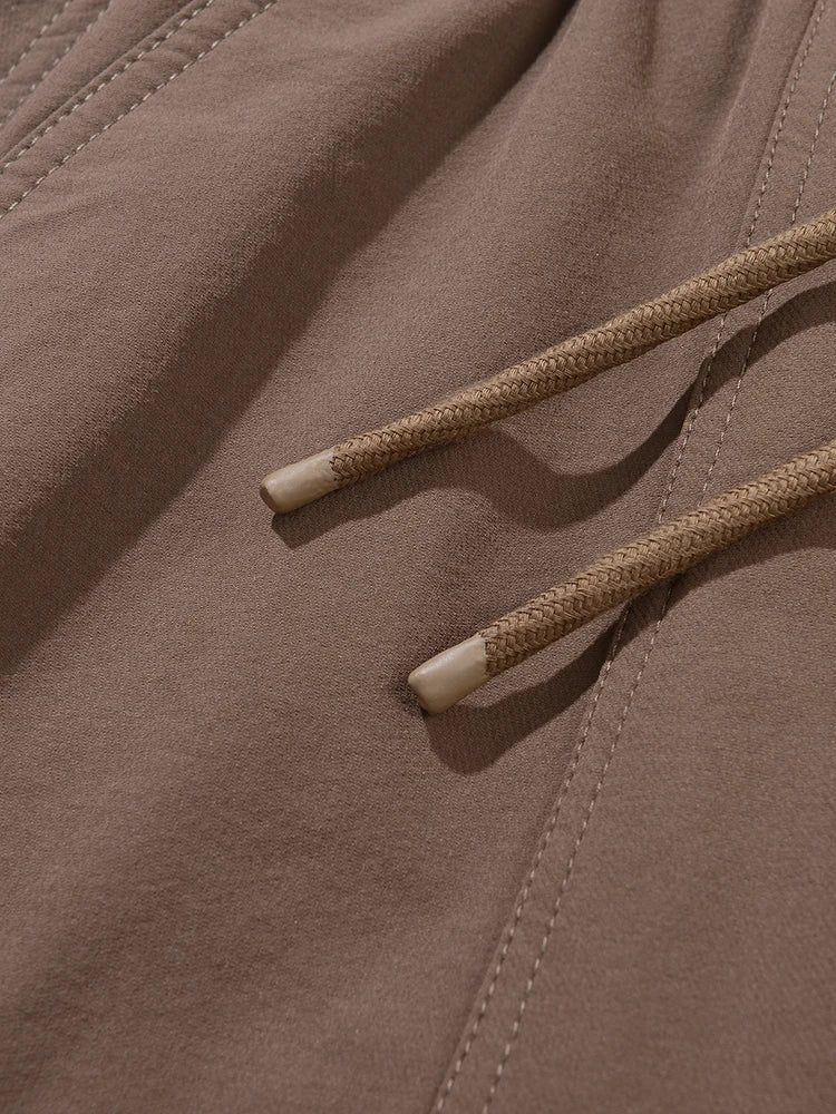 Nylon Straight Leg Cargo Pants-streetwear-techwear