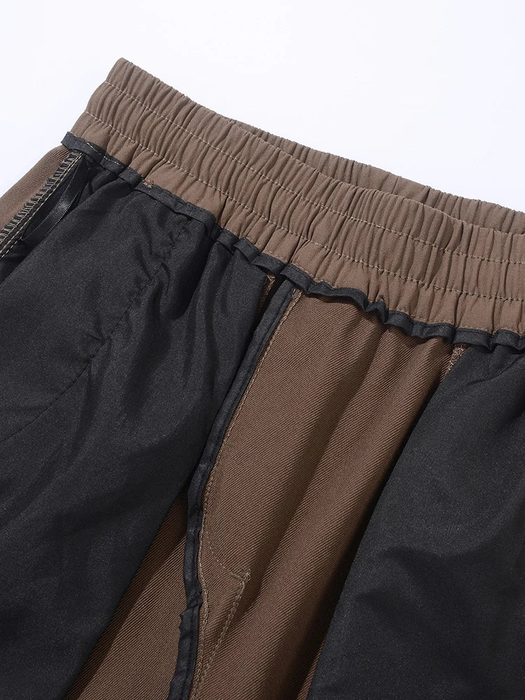 Nylon Straight Leg Cargo Pants-streetwear-techwear