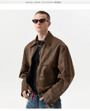 Oil-Waxed Canvas Zip Jacket-streetwear-techwear