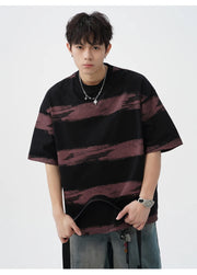 Painted Stripe T-Shirt-streetwear-techwear