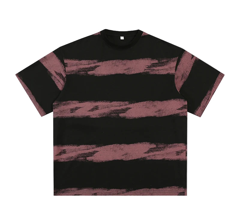 Painted Stripe T-Shirt-streetwear-techwear