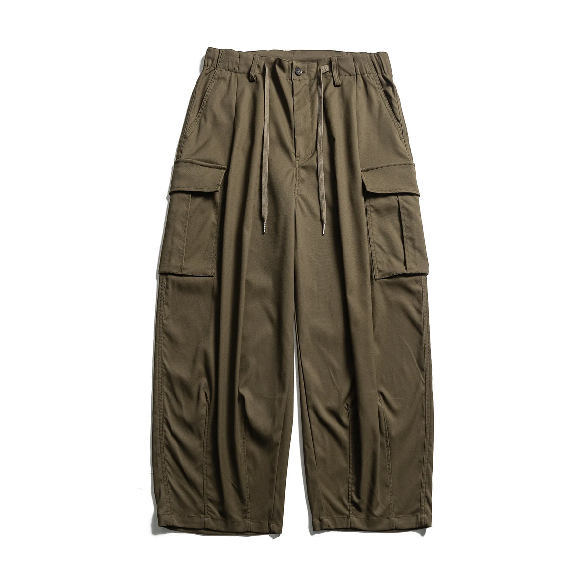 Parachute Wide Cargo Pants-streetwear-techwear