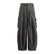 Parachute Wide Cargo Pants-streetwear-techwear