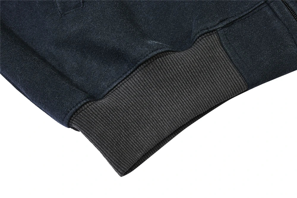 Plaid Hood Zip-up Hoodie-streetwear-techwear