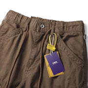 Pleated Knee Workwear Cargo Pants-streetwear-techwear